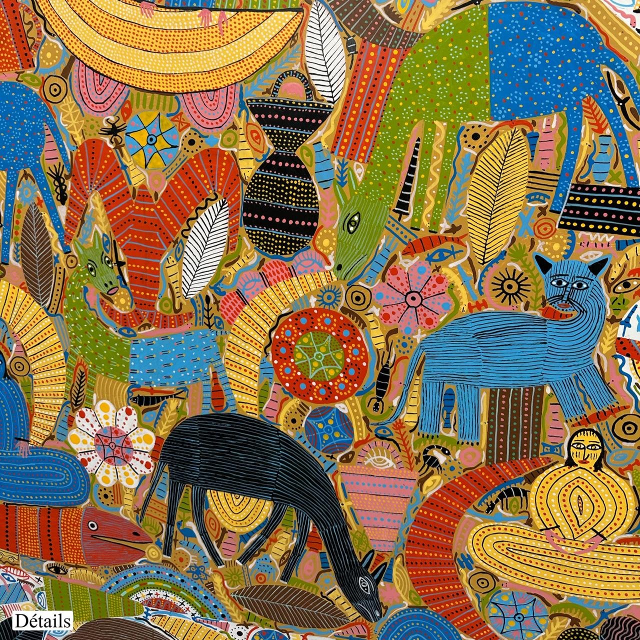 Regragui ST N 02<br><span class="dimension">Dimensions 132 X 192 cm</br> <a href="https://bloc9art.com/product-category/artistes/regragui-bouslai/"><u>Regragui Bouslai</u></a></span></u></a></span> – Image 4