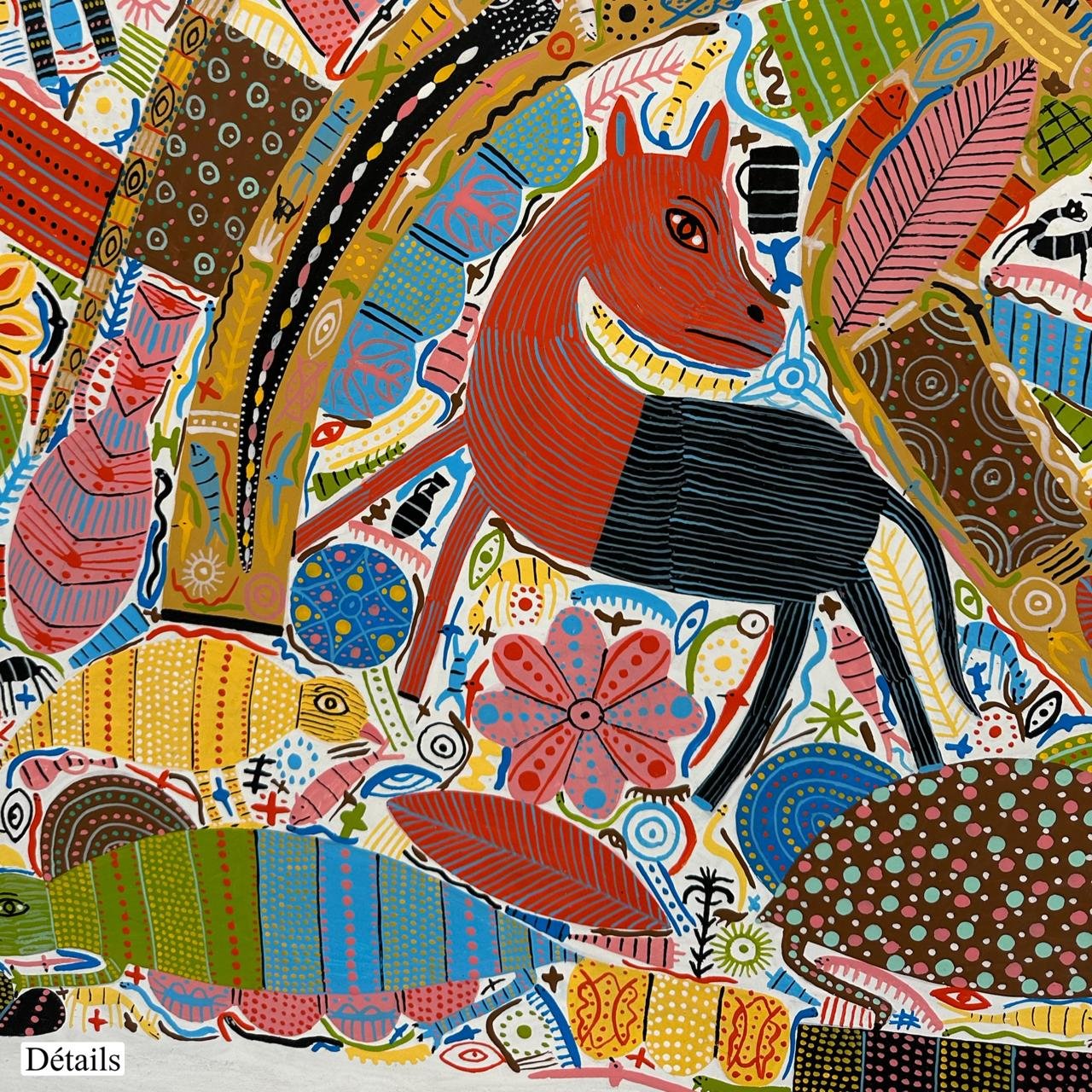 Regragui ST N 02<br><span class="dimension">Dimensions 132 X 192 cm</br> <a href="https://bloc9art.com/product-category/artistes/regragui-bouslai/"><u>Regragui Bouslai</u></a></span></u></a></span> – Image 6