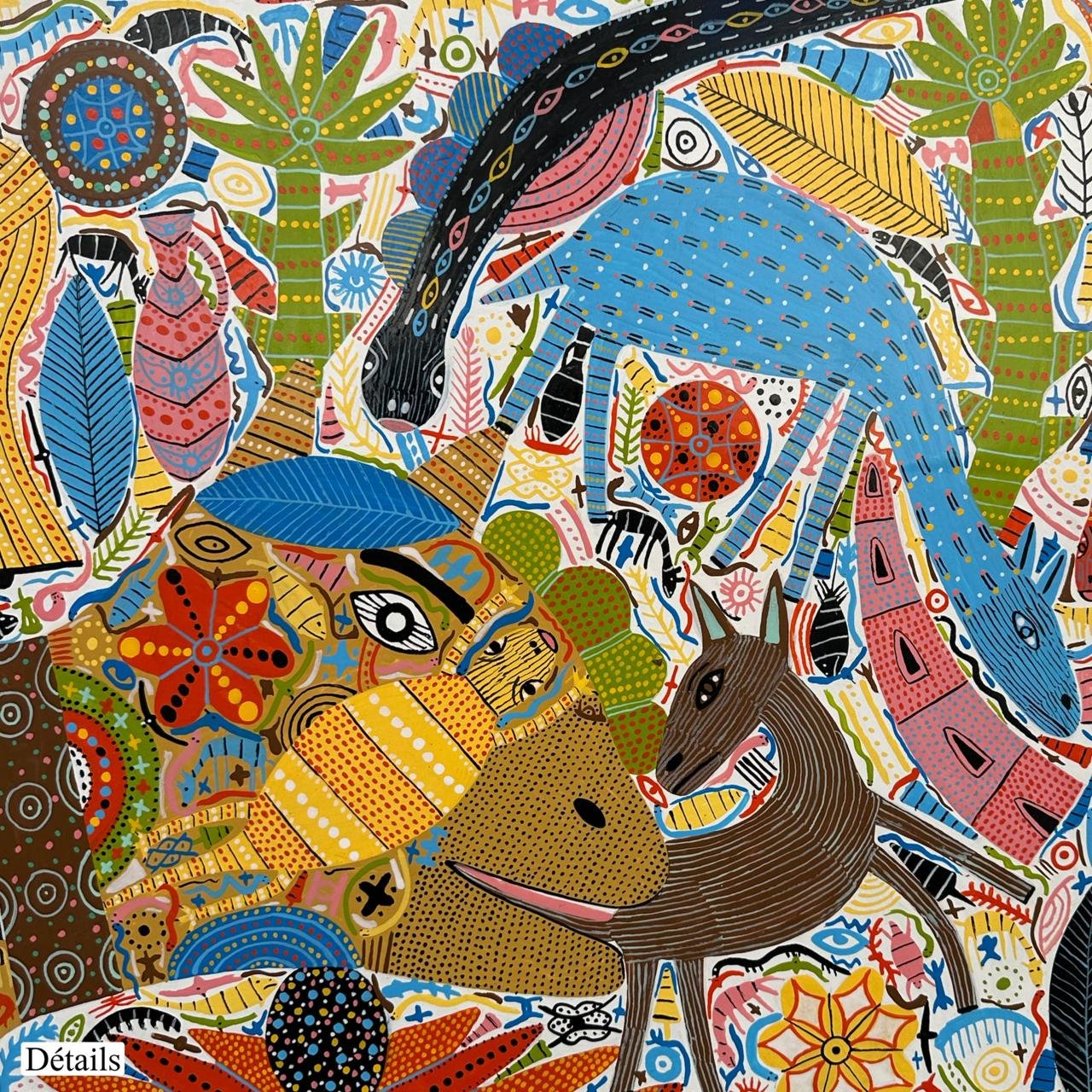 Regragui ST N 02<br><span class="dimension">Dimensions 132 X 192 cm</br> <a href="https://bloc9art.com/product-category/artistes/regragui-bouslai/"><u>Regragui Bouslai</u></a></span></u></a></span> – Image 7