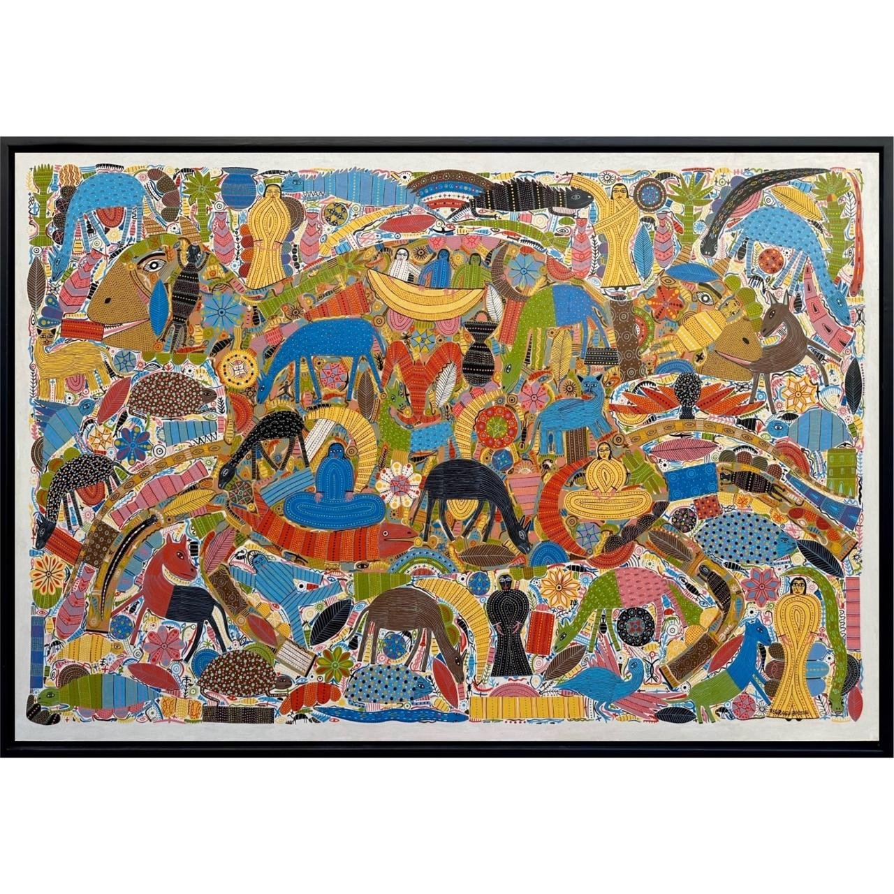 Regragui ST N 02<br><span class="dimension">Dimensions 132 X 192 cm</br> <a href="https://bloc9art.com/product-category/artistes/regragui-bouslai/"><u>Regragui Bouslai</u></a></span></u></a></span> – Image 8